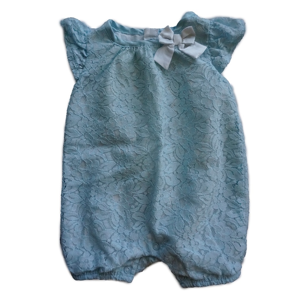 Cat & Jack Romper Blue Lace Size 3-6 Month